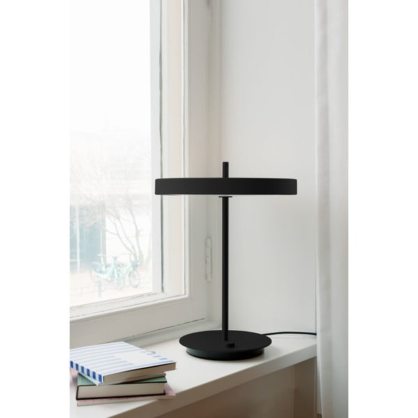 Must dimmerdatav LED-lauavalgusti metallist varjuga (kõrgus 41,5 cm) Asteria Table - UMAGE-image-1