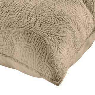 Beež mikrokiust voodikatte ja padjakatete komplekt 240x220 cm Romane – douceur d'intérieur