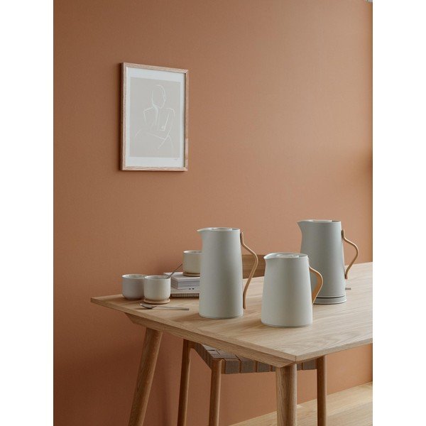 Beež roostevabast terasest veekeetja 1,2 l Emma - Stelton-image-2