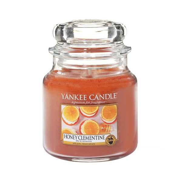 Vonná svíčka Yankee Candle Klementinka s medem, doba hoření 65 - 90 hodin