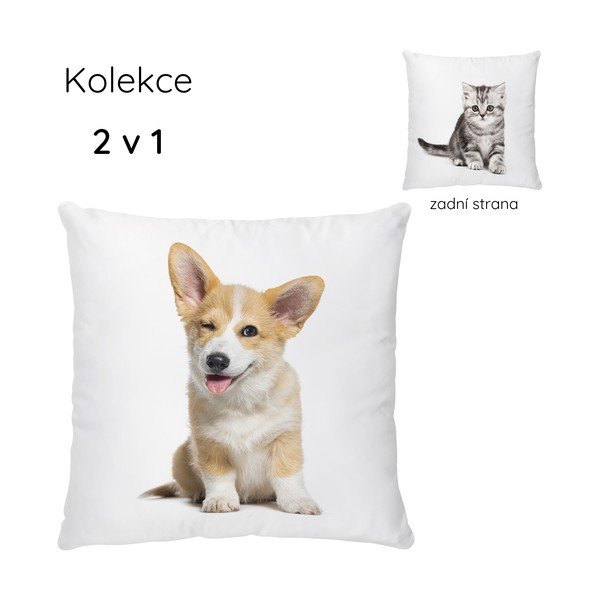 Puuvillasatiinist laste padi 45x45 cm The Cutest Ones - Butter Kings-image-3