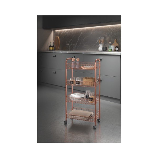 Metallist liikuv riiul vase värvi 41x84 cm Ascona - Metaltex-image-2