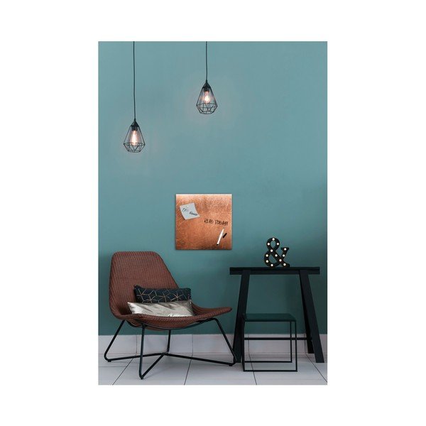 Magnettahvel Styler Grey Copper, 30x30cm-image-1