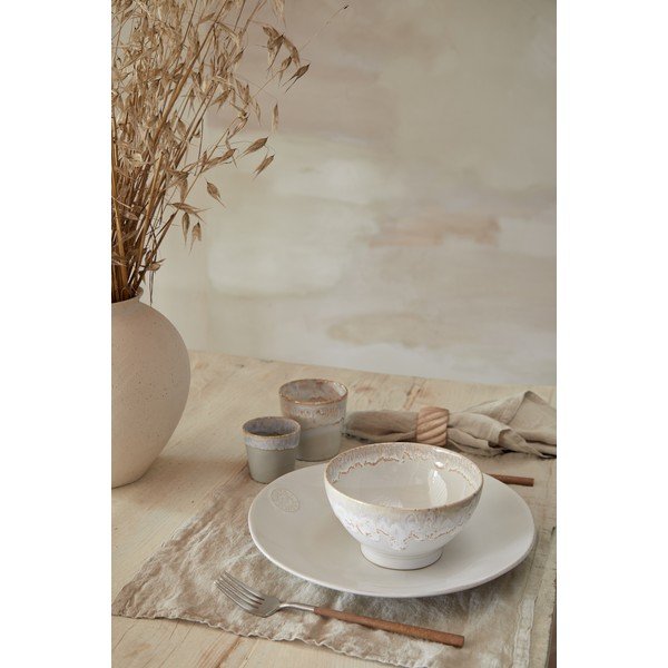 Hallid kausid 4-osalise komplektiga, valmistatud kivikeraamikast, 550 ml Latte - Costa Nova-image-1