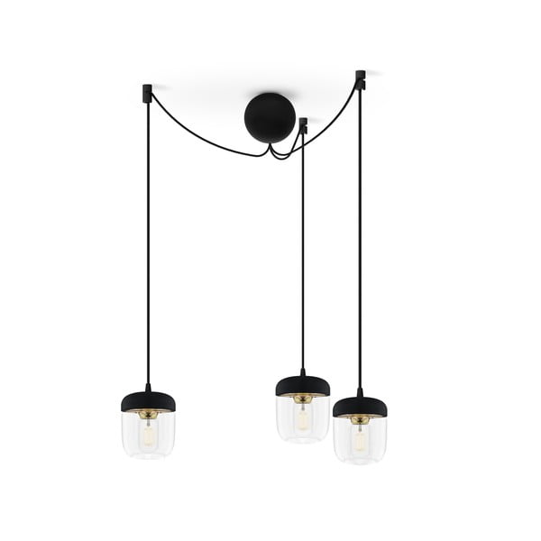 Must kolmekordne riputuskaabel Cannonball valgustitele - UMAGE-image-1