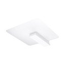 Valge laevalgusti klaasist lambivarjundiga 40x47,5 cm Parola - Sollux