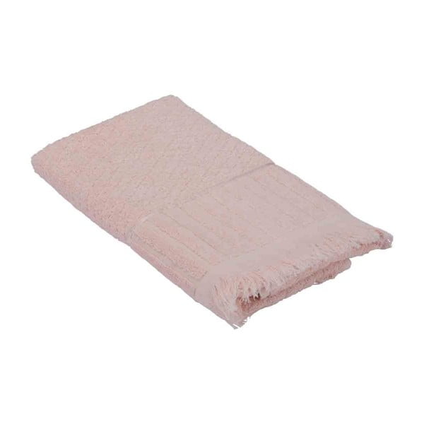 Růžový ručník z bavlny Bella Maison Smooth, 30 x 50 cm