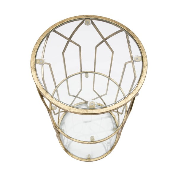 Ümmargune klaaspinnaga küljelaud ø 35 cm Tunisi – Mauro Ferretti-image-1