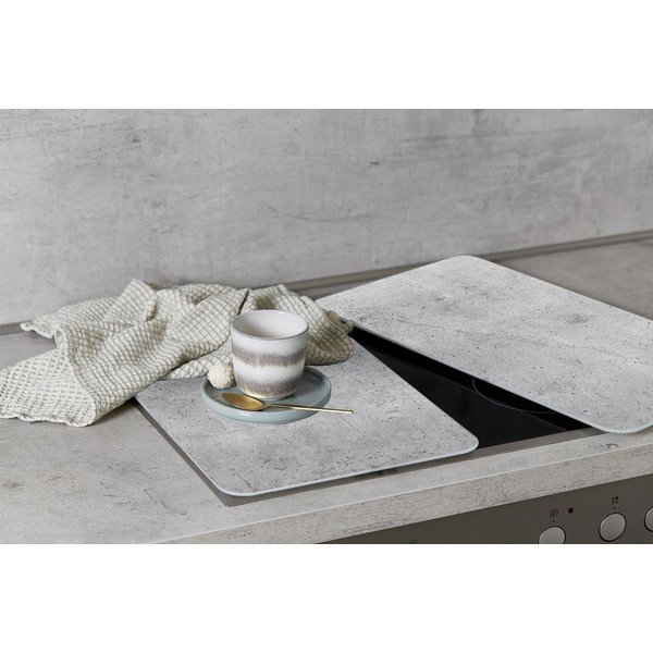 Karastatud klaasist pliidikatte komplekt 2tk 52x40 cm Universal - Wenko-image-1