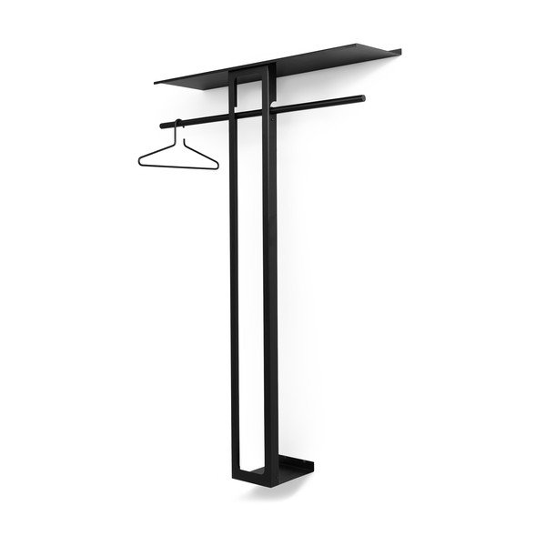 Must terasest seinanagi koos riiuliga 100 cm Luno Large - Spinder Design-image-3