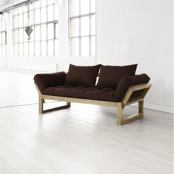 Sofa Edge choco/natural