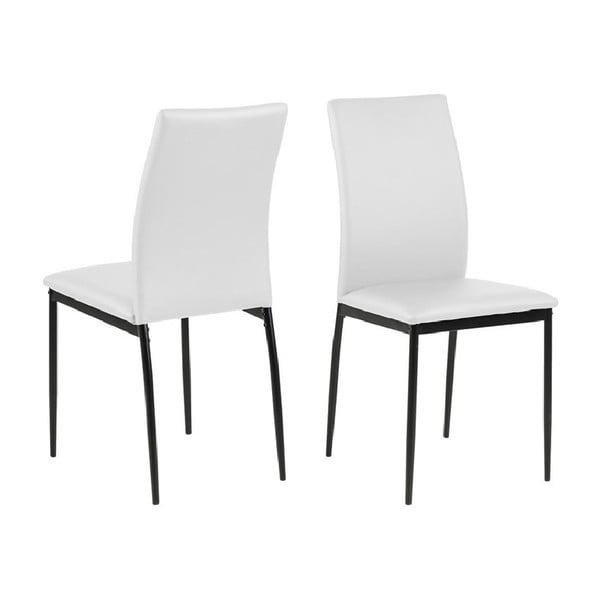 Bílá jídelní židle Actona Demina