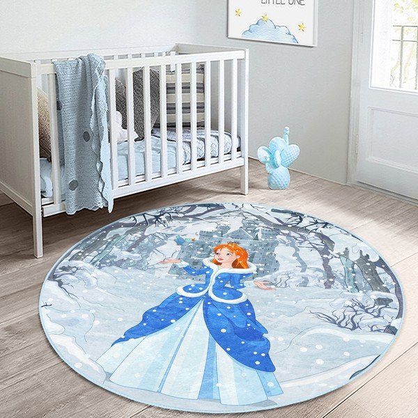 Sinine laste vaip ø 100 cm Comfort - Mila Home-image-2