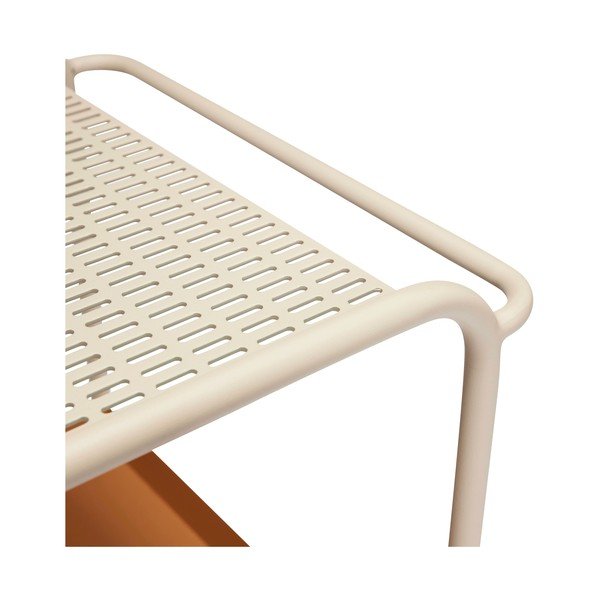 Metallist ratastega serveerimislaud 47x66 cm Push - Hübsch-image-4