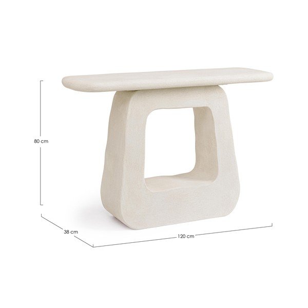 Kreemjas konsoollaud, 38x120 cm Albin – Bizzotto-image-3