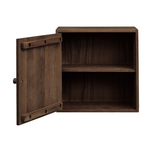 Tumepruun tammepuidust riiul 30 cm Townsville - House Nordic-image-4