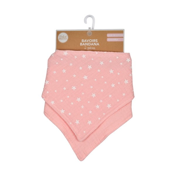 Roosa musliin pudipõlled komplektis 2 tk Gauge – Bébé Douceur-image-3