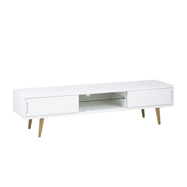 Bílý TV stolek Actona Elise, 180 x 46 cm-image-2