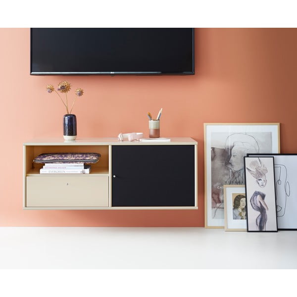 Beež TV-kapp 222 Mistral - Hammel Furniture-image-1