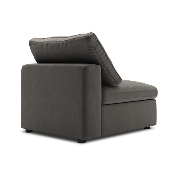 Tmavě hnědá prostřední část modulární manšestrové pohovky Windsor & Co Sofas Galaxy-image-3