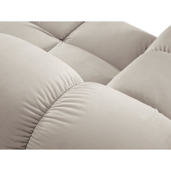 Beež sametist mooduldiivan 282 cm Bellis – Micadoni -image-1