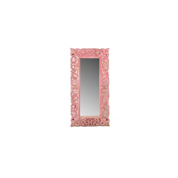Zrcadlo Orient 60x120 cm, růžové
