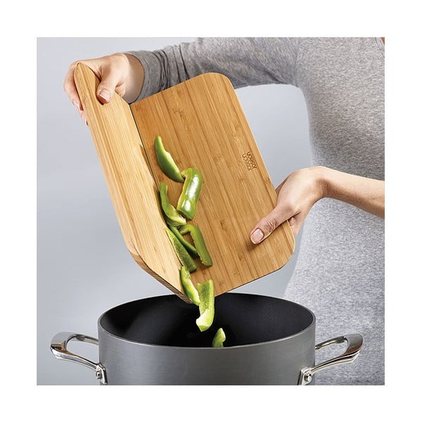 Bambusest kokkupandav lõikelaud Bambus, 32,5 x 27 cm Chop2Pot - Joseph Joseph-image-4