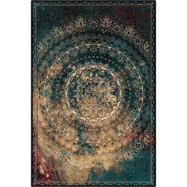 Petrooleumi värvi villane vaip 133x180 cm Ann - Agnella