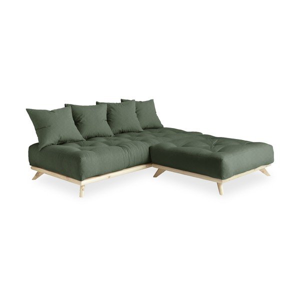 Diivan Natural Clear/Olive Green Senza - Karup Design-image-4