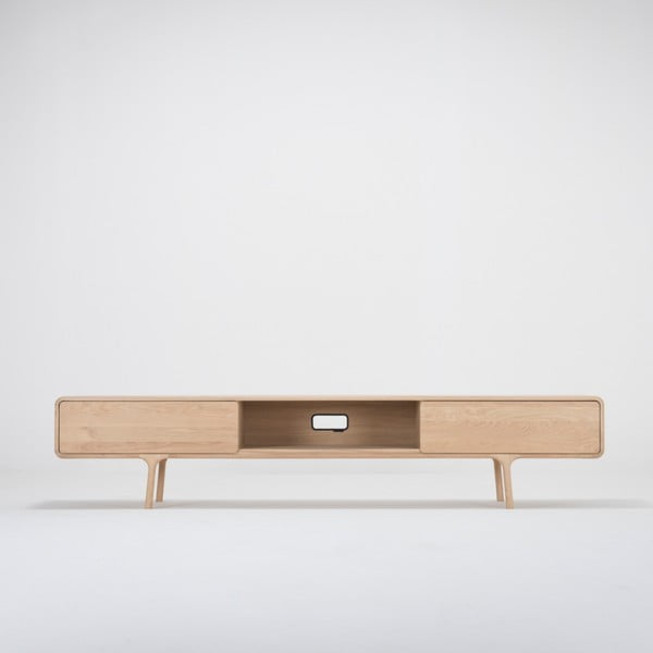 Massiivne tammepuust telerikapp 2 sahtliga Fawn - Gazzda-image-3