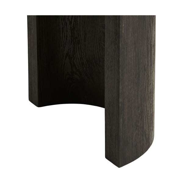 Tumepruun konsoollaud tammepuidu imitatsiooniga 38x114 cm Bibione – House Nordic-image-3