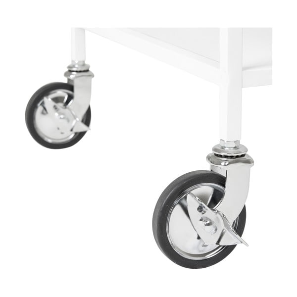 Metallist serveerimiskäru ratastel 40 × 68 cm Vita – House Nordic-image-4