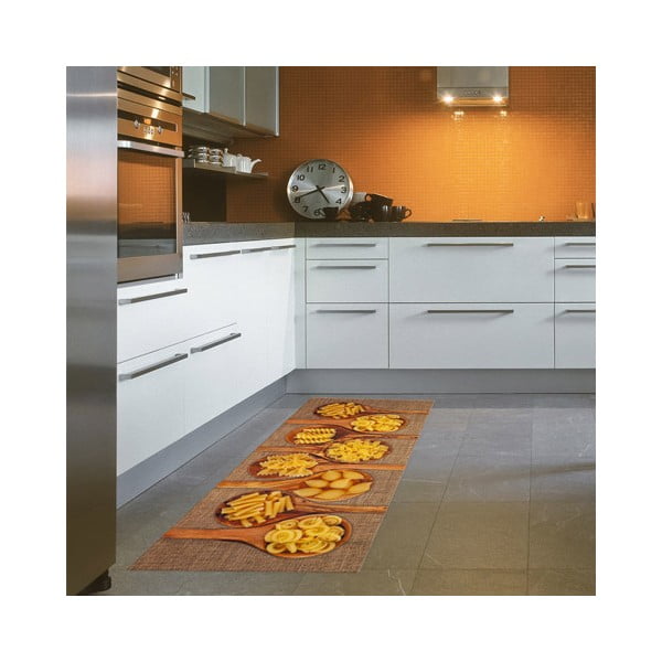 Vysoce odolný kuchyňský koberec Webtappeti Pasta, 60 x 110 cm