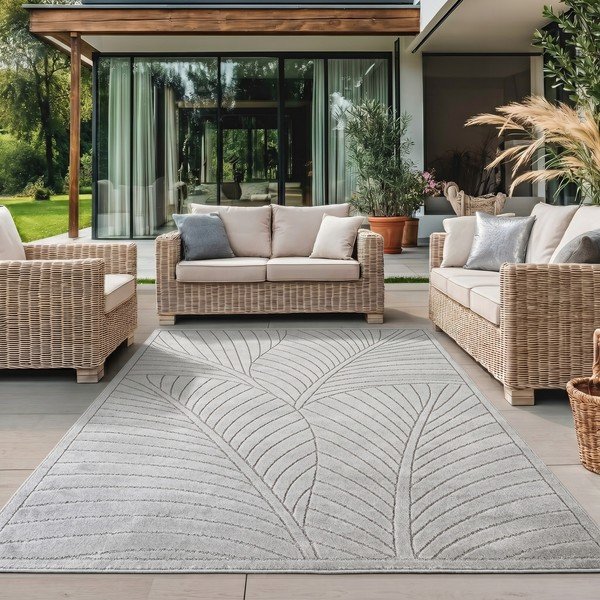 Hõbedane sise- ja välisvaip 200x290 cm Nova 1203 - Ayyildiz Carpets-image-1