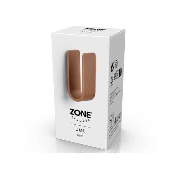 Terrakottapunane metallist seinakonks Ume - Zone-image-3