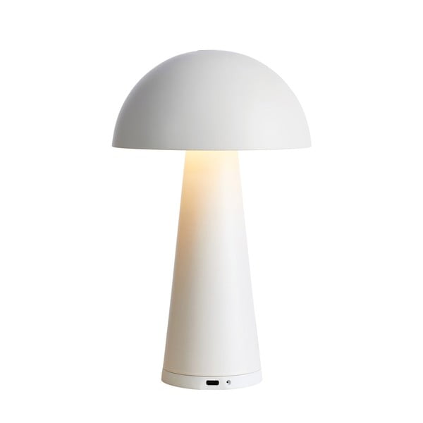 Valge LED laualamp (kõrgus 26,5 cm) Fungi - Markslöjd