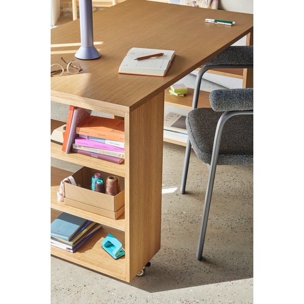 Tammepuust töölaud 80x140 cm Utility - Hübsch-image-4
