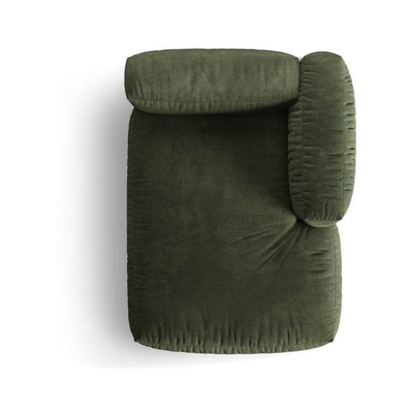 Roheline bukleekangast diivanimoodul (parem nurk) Martina - Micadoni Home-image-3