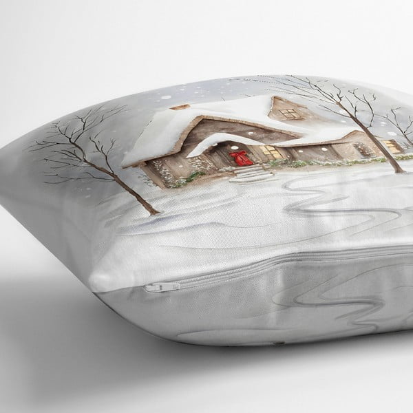 Jõulumotiividega padjapüür 43x43 cm - Mila Home-image-1