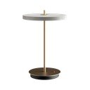 Helehall dimmerdatav LED lauavalgusti metallist lambivarjuga (kõrgus 31 cm) Asteria Move - UMAGE