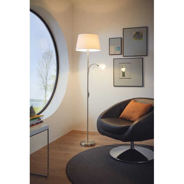 Hall põrandavalgusti klaasist-tekstiilist varjuga (kõrgus 170 cm) CONESA - EGLO-image-1