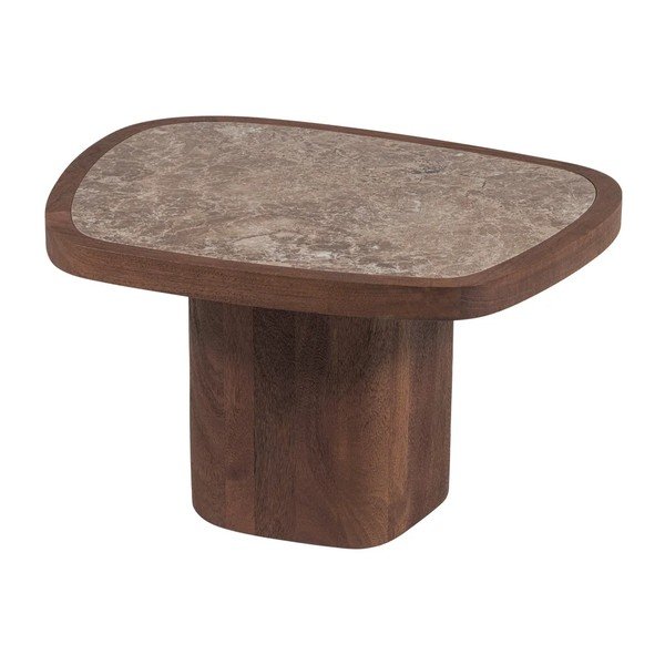 Pruun kohvilaud 60x70 cm Granu - WOOOD