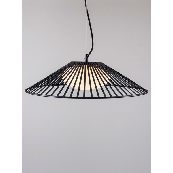 Matt must metallist LED-ripplamp klaasist varjuga, ø 50 cm Brume - Nova Luce-image-3