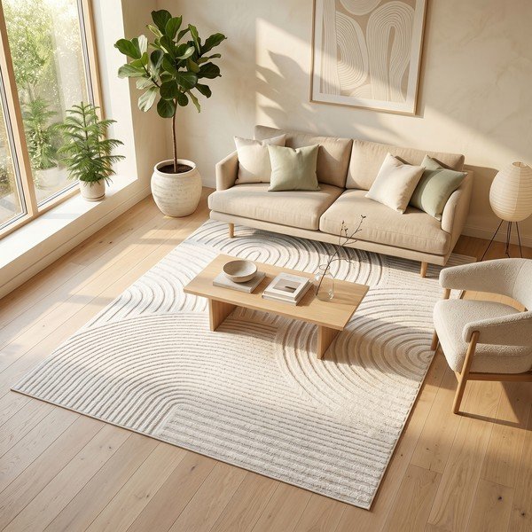 Kreemikas vaip 120x170 cm Whirl - ESTE-image-3