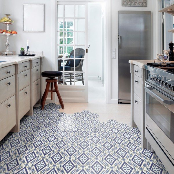 Sada 10 samolepek na podlahu Ambiance Floor Stickers Hexagons Leonardina, 40 x 90 cm-image-2