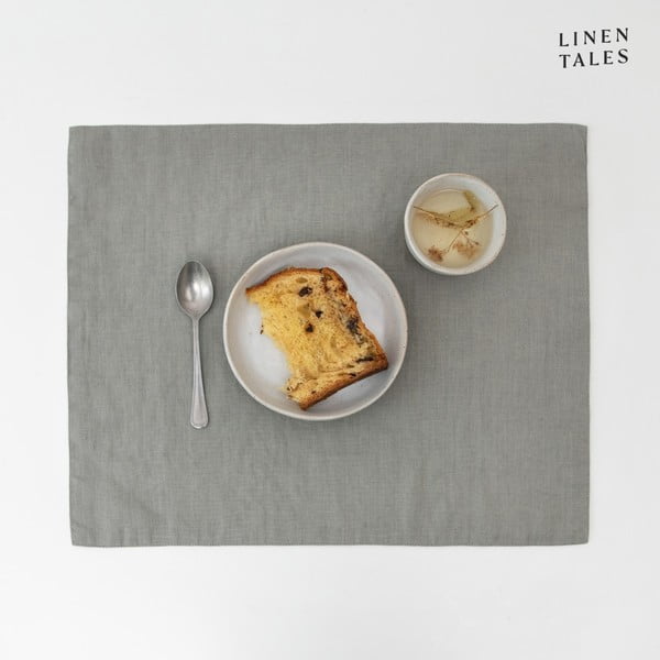 Riidest lauamatt 35x45 cm Khaki - Linen Tales-image-1