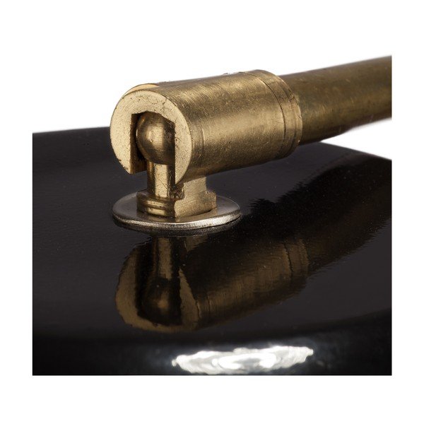 Must läikiv laualamp metallist varjuga (kõrgus 56 cm) Antique - HF Living-image-3