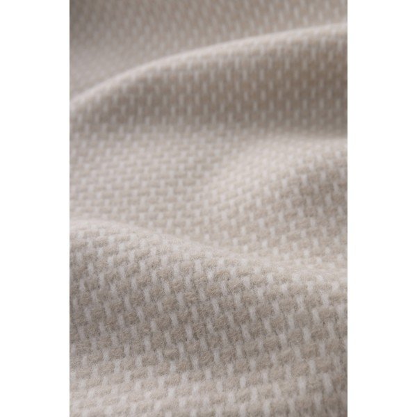 Beež pleed puuvilla seguga 140x180 cm Zen – Euromant-image-3