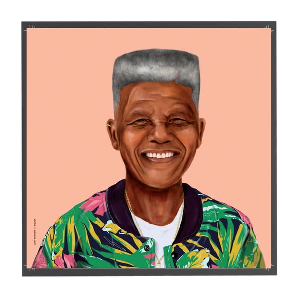Obraz Fisura Nelson Mandela, 50x50 cm