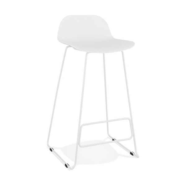 Bílá barová židle Kokoon Slade, výška sedu 76 cm